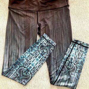 VMMV Sz M Stretch Animal Print Space Dye  Leggings.